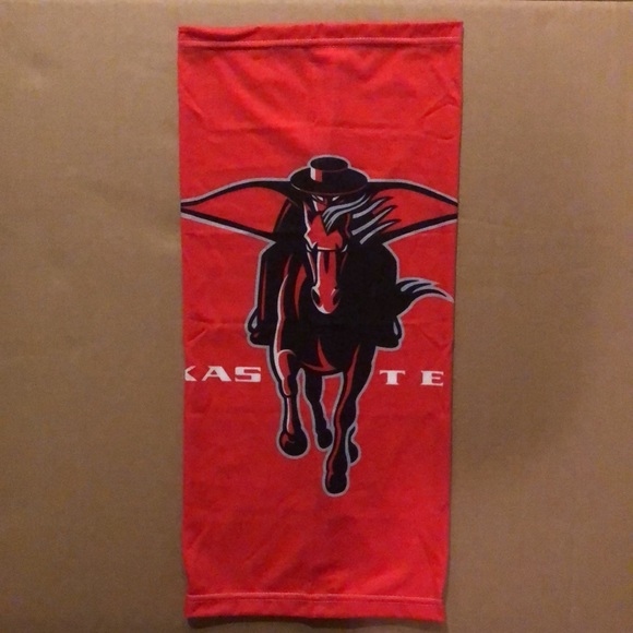 Texas Tech Red Raiders Multi-Use Gaiter Neck Scarf Face Mask Neck Cover - Picture 2 of 5